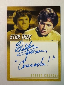 Star Trek TOS Archives & Inscriptions Walter Koenig Autograph Inscriptions card - Picture 1 of 2