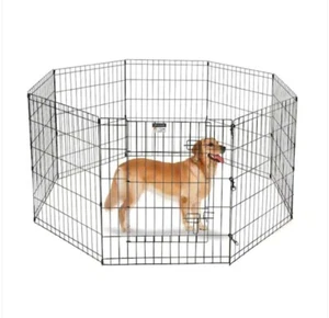 Pet Trex High 8-Panel Heavy Gauge Wire Convertible Indoor/Outdoor Pet Playpen - Picture 1 of 6