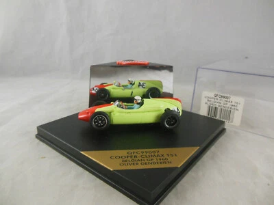 Quartzo QFC99007 Cooper Climax T51 Belgian GP 1960 Oliver Gendebein 1:43 Scale - Image 1 of 4