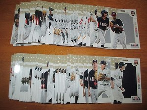 2014 Panini USA Baseball Box Set GAME USED Jumbo Jersey Pick Your Player #/49