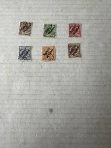 GERMAN OFFICES MOROCCO 1899 SC #1-6 F-VF USED, CV$ 97. Complete Set Of Stamps - Picture 1 of 5