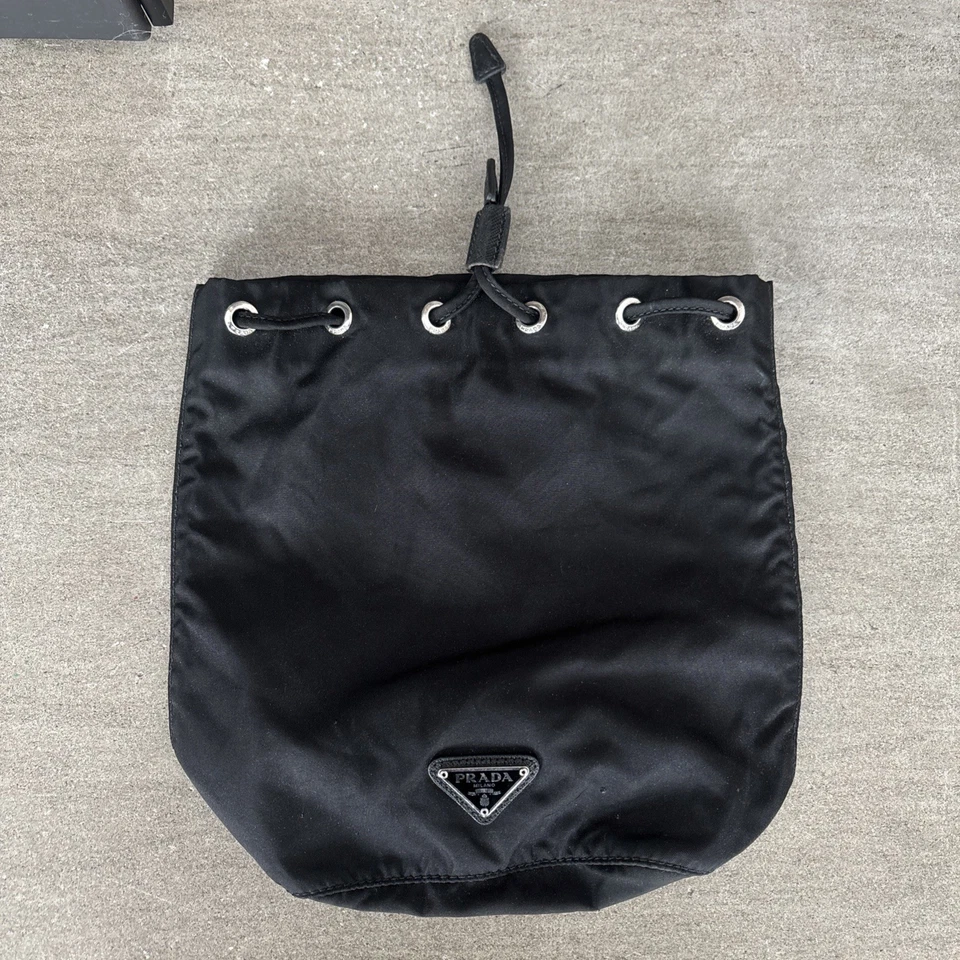 Prada Milano Drawstring Bag Black - Image 1 of 4