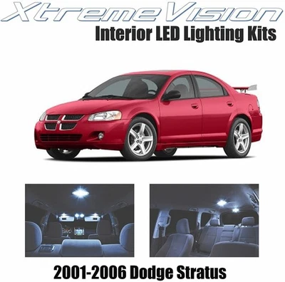 LED interior XtremeVision para Dodge Stratus 2001-2006 (10 piezas) blanco frío... Foto 1 de 4