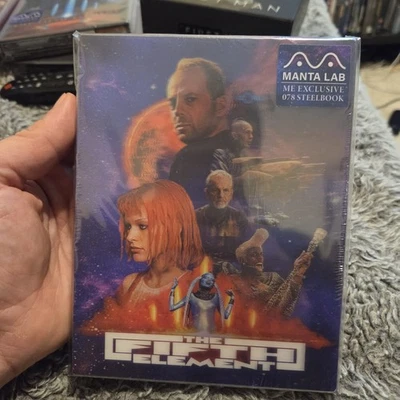 THE FIFTH ELEMENT | MANTA LAB DOUBLE LENTICULAR B | 4K + BLU RAY STEELBOOK - Image 1 of 4
