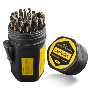 Kobalt Bohrer Set 29-teilig M35 Kobalt Stahl Metall Bohrer robust rund Sh - Bild 1 von 7