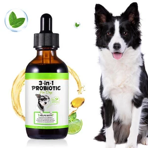 60ml Probiotic For Dogs Relieve Diarrhea, Supports Gut, Itchy Skin - Picture 1 of 7
