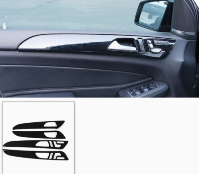 Cubierta decorativa de panel de puerta interior de plástico ABS para Mercedes-Benz ML350 2012-2015 Foto 1 de 4