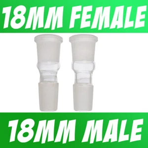 Scientific Lab Glass Adapter Fitting 18mm Female to 18mm Male - Picture 1 of 1