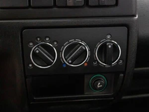 For VW Polo 86c G40 81-94 Polished Aluminum Heater dash panel Surrounds Rings x3 - Picture 1 of 5