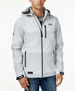 POINT ZERO Herren SoftShell Wind- & Wasserabweisende Jacke, Herringbone Grey, XXL - Bild 1 von 1