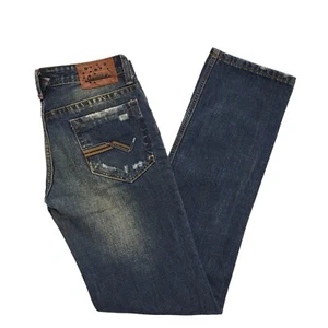 Diesel Vintage Y2K Blue Straight Denim Jeans Uk Women's Size 10 W28 L33 - Picture 1 of 6