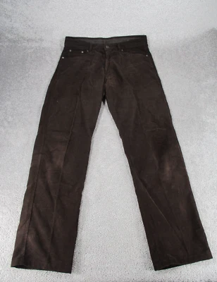 Ermenegildo Zegna Pants Mens 34 Brown Corduory Trousers *Read - Image 1 of 4
