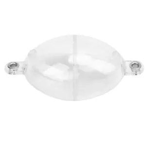 Fishing Bubble Floats Clear Plastic Coarse Surface Fish Float Balls 5 Pack - Picture 1 of 12