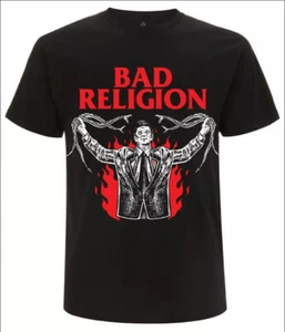 Bad Religion Snake Preacher schwarzes T-Shirt NEU OFFIZIELL - Bild 1 von 6