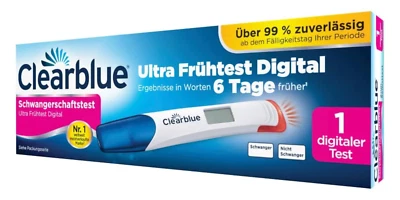 Clearblue 20x prueba de embarazo prueba ultra temprana resultados digitales - Imagen 1 de 4