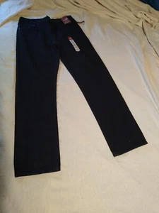 LQQK Arizona Jeans Herren Slim Straight 31x32 * BLACK DENIM JEANS * NEU mit Etikett - Bild 1 von 4