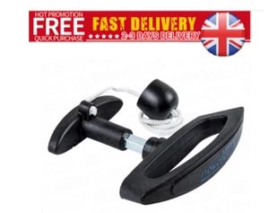 Novoferm Garage Door Lock Handle D Lift Pull Front Back Black Plastic Assembly - Picture 1 of 18