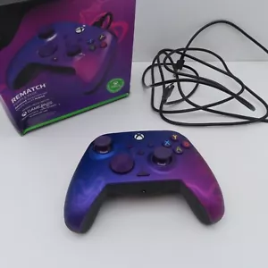 PDP 049-023 Rematch Advanced Wired Controller For Xbox -Purple Fade - Picture 1 of 15