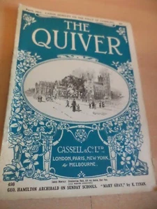 THE QUIVER old antique 1900s magazine APRIL 1907 TYNAN BROATCH URCH LEYS FOYEL - Imagen 1 de 7