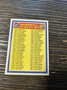 Lista de verificación de béisbol Donruss 1982 235-338 - Imagen 1 de 1