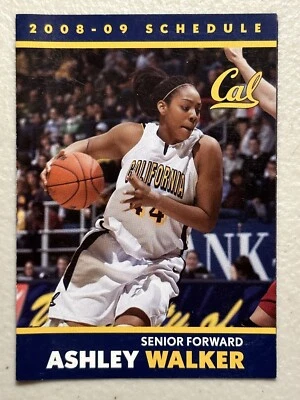 2008-09 UNIVERSITY OF CALIFORNIA BEARS MUJER BALONCESTO CALENDARIO DE BOLSILLO COMO NUEVO Foto 1 de 3