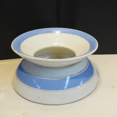 АНТИКВАРНАЯ форма песочных часов ТАБАЧНЫЙ СПИТТОН блюдо для рассады Homer Laughlin низкая гостиная - Изображение 1 из 4