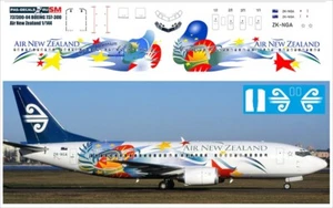 Boeing 737 300 Air New Zealand Millenium 1/144 CALCOMANÍAS DE PASO 737300-04 ¡Nuevo! - Imagen 1 de 1