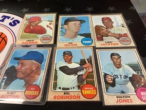1968 TOPPS BASEBALL 90 CARD LOT W DUPES JC - Picture 1 of 17