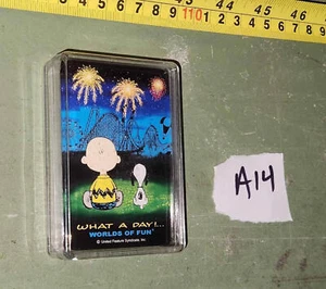Snoopy Charlie Brown Dorney Park Sammelkartendeck | Souvenir - Bild 1 von 4