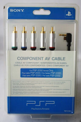 Sony PlayStation 2007 portátil PSP componente AV CABLE PSP S180 E ¡Genuino nuevo! Foto 1 de 4