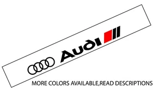 Windshield decal car sticker low motorsports banner graphics For/fits Audi car - Picture 1 of 5