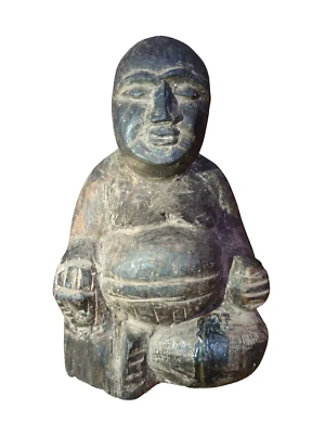 Wooden Buddha statues - Image 1 of 4
