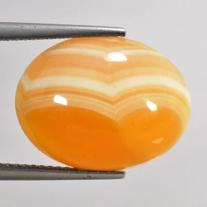 13.34ct (17.5X13.50) OVAL 100% Natural Yellow Calcite Cabochon Loose Gemstone - Picture 1 of 4