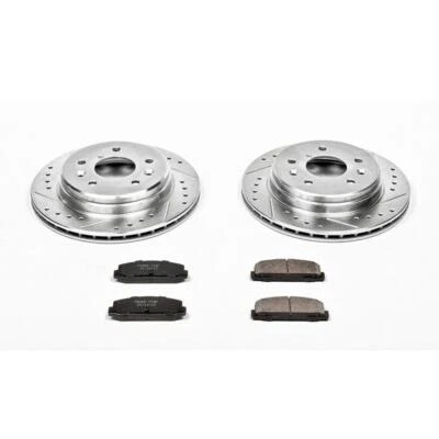 PowerStop Disc Brake Kit Rear - Fits Mazda RX-7 1986-1991 K472 Foto 1 de 4