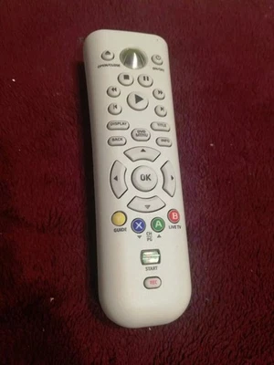 Telecomando Remote per Microsoft XBox 360 Originale Testato Funzionante - Immagine 1 di 2