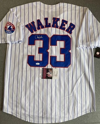 MONTREAL EXPOS- LARRY WALKER AUTOGRAPH 1982 COOPERSTOWN COLLECTION JERSEY JSA - Image 1 of 4