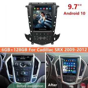 Per Cadillac SRX 09-12 Carplay WiFi Android Stereo Radio Navigazione GPS 6+128GB - Foto 1 di 12
