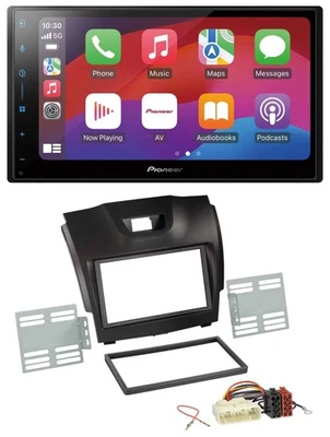 Pioneer DAB USB MP3 Bluetooth 2DIN Autoradio für Isuzu D-Max ab 2012 dunkelgrau - Bild 1 von 4