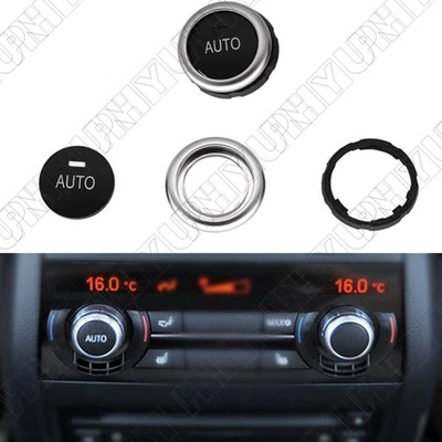 Front/Rear AC Climate Control Knob Button Cover For BMW X5 X6 520i 61319393931 - Image 1 of 4