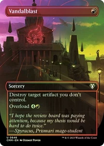 MTG - Vandalblast - Borderless - Foil - Commander Masters - Magic the Gathering - Picture 1 of 1
