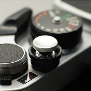Konkaver Auslöser Auslöser silberfarben für Fujifilm Leica Kamera - Bild 1 von 6