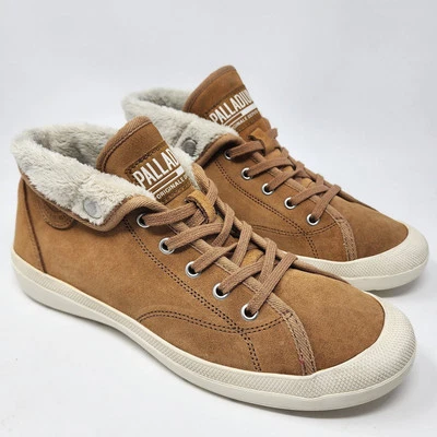 Tenis Palladium Mujer 9.5M Aventure Cálidos Sue Marrón Azúcar Gamuza Convertible Foto 1 de 4