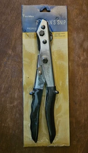 10" ToolMax Tinman’s Snips Cuts up to 1.8 mm Thickness~ NEW in Package - Picture 1 of 6