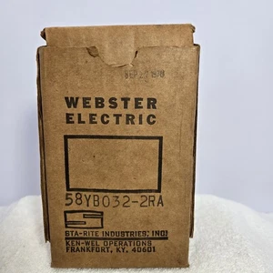 Vintage Webster elektrische New Old Stock Pumpe 58YB032-2RA Made in USA  - Bild 1 von 18