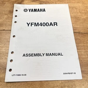 YAMAHA OEM ASSEMBLY MANUAL / 2002 YFM400AR YFM 400AR - Picture 1 of 3