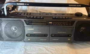 Casio CP400 AM/FM Lettore Cassette Radio Portatile Stereo Boombox  - Foto 1 di 4