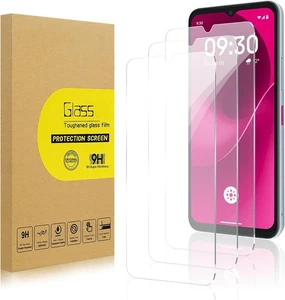 3-Pack Ultra Clear Tempered Glass Screen Protector For T-MOBILE REVVL 8 5G - Picture 1 of 7