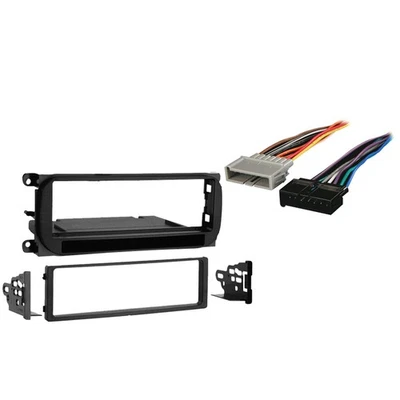 Fits Chrysler Voyager 00-01 Single DIN Stereo Harness Radio Install Dash Kit - Image 1 of 3