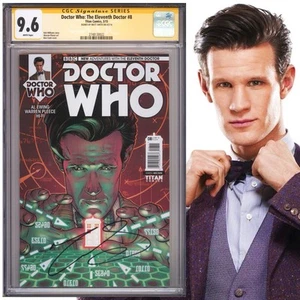 CGC 9.6 SS Doctor Who: The Eleventh Doctor #8 signed by Matt Smith 2015 - Bild 1 von 2