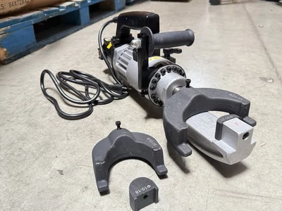 Dobladora de barras de refuerzo hidráulica eléctrica de mano de 1" 10-25 mm doblada 3/8 - 1” 1500 W 110 V Foto 1 de 4